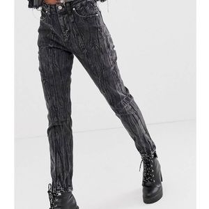 Signature 8 Acid Wash Mom Jeans size: 8